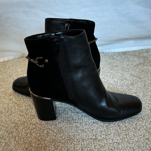 Black booties square toe - Picture 5 of 6